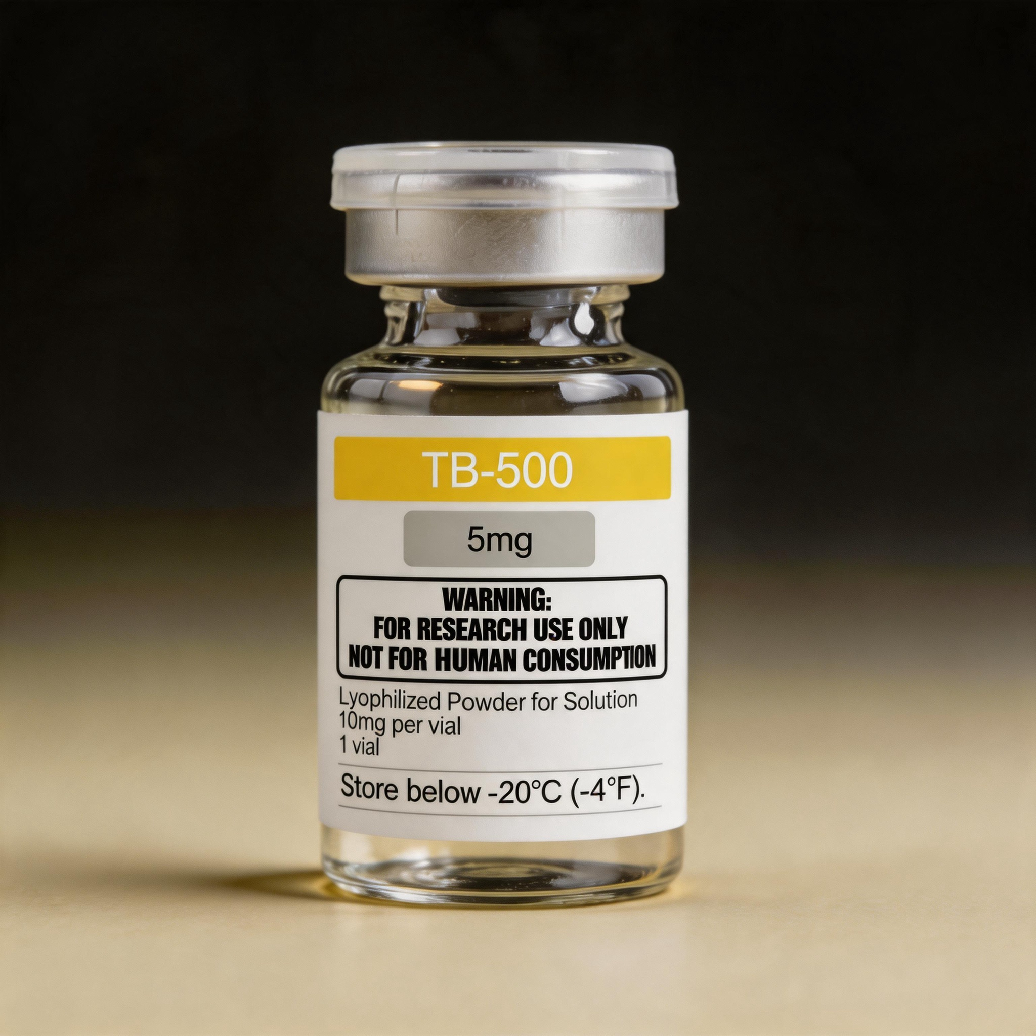 TB-500 (Thymosin β4 Acetate) research peptide vial